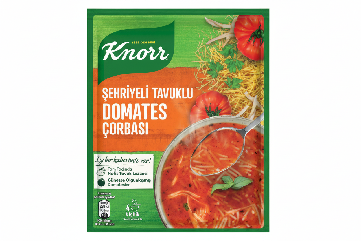 Knorr Şehriyeli Tavuklu Domates Çorbası 67 Gr