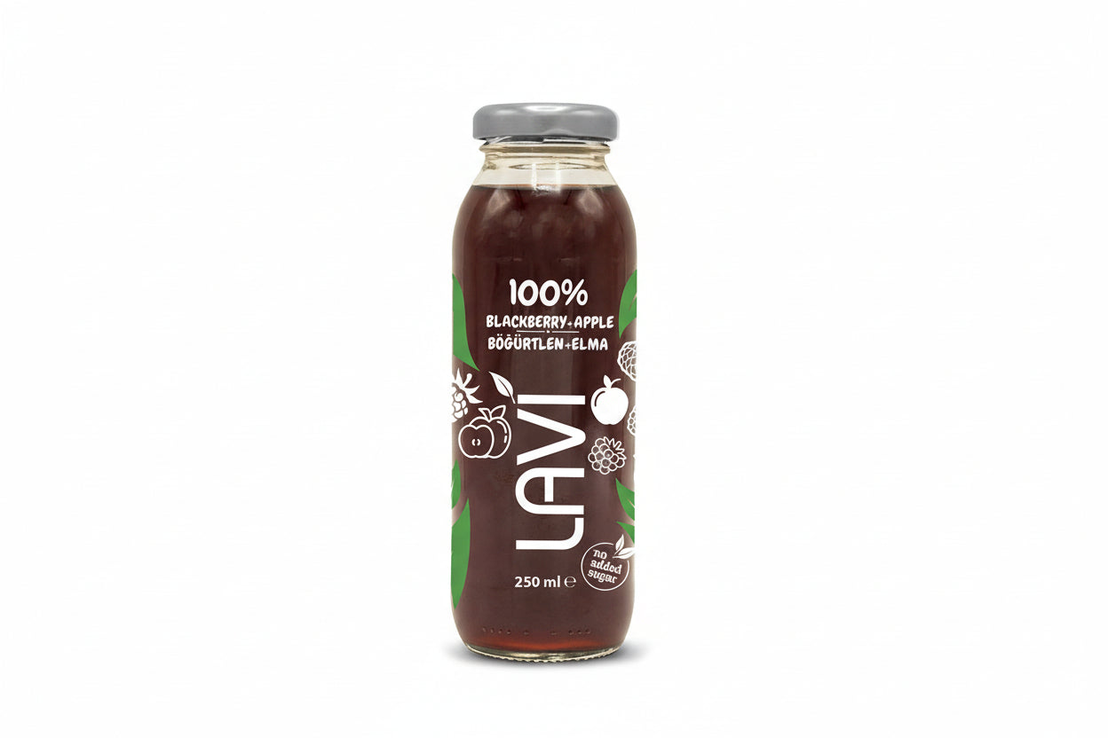 LAVİ %100 Elma Suyu 250 ml Cam - Batman Sanal Market