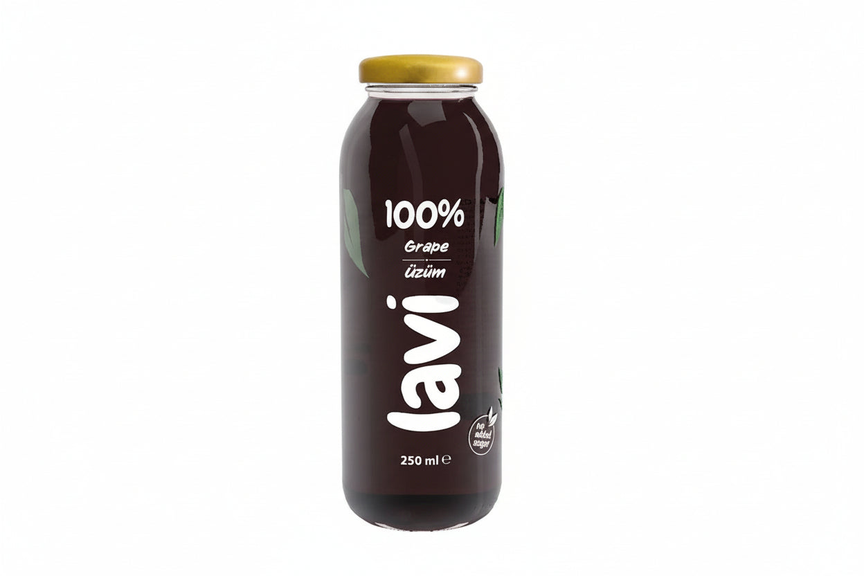 LAVİ %100 Üzüm Suyu Cam 250 ml - Batman Sanal Market