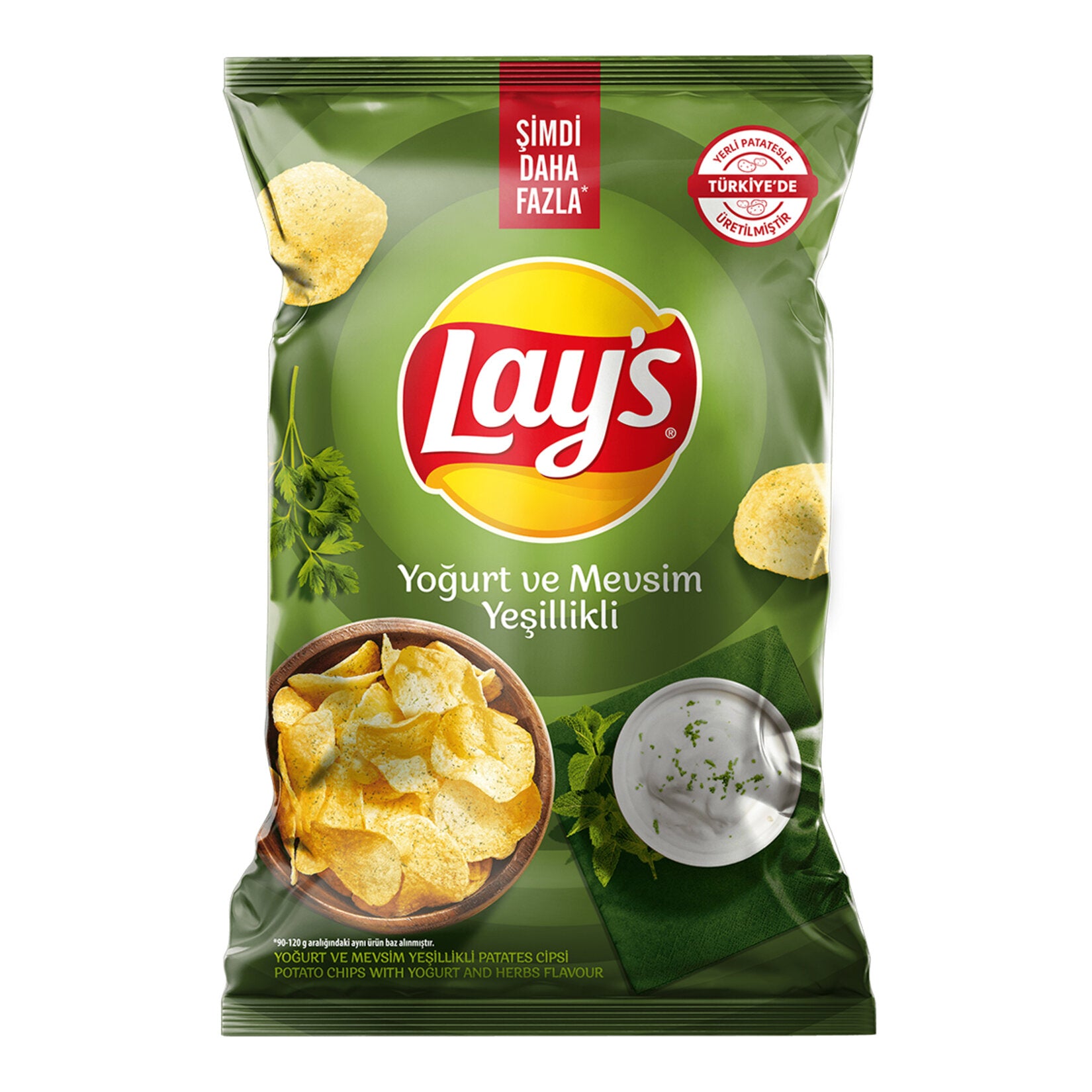 Lays Süper Boy Yoğurt Mevsim Yeşillikleri 109 Gr