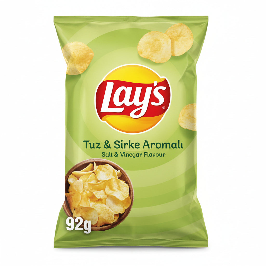 Lays Tuz Sirke Aromalı Cips 92 Gr - Batman Sanal Market