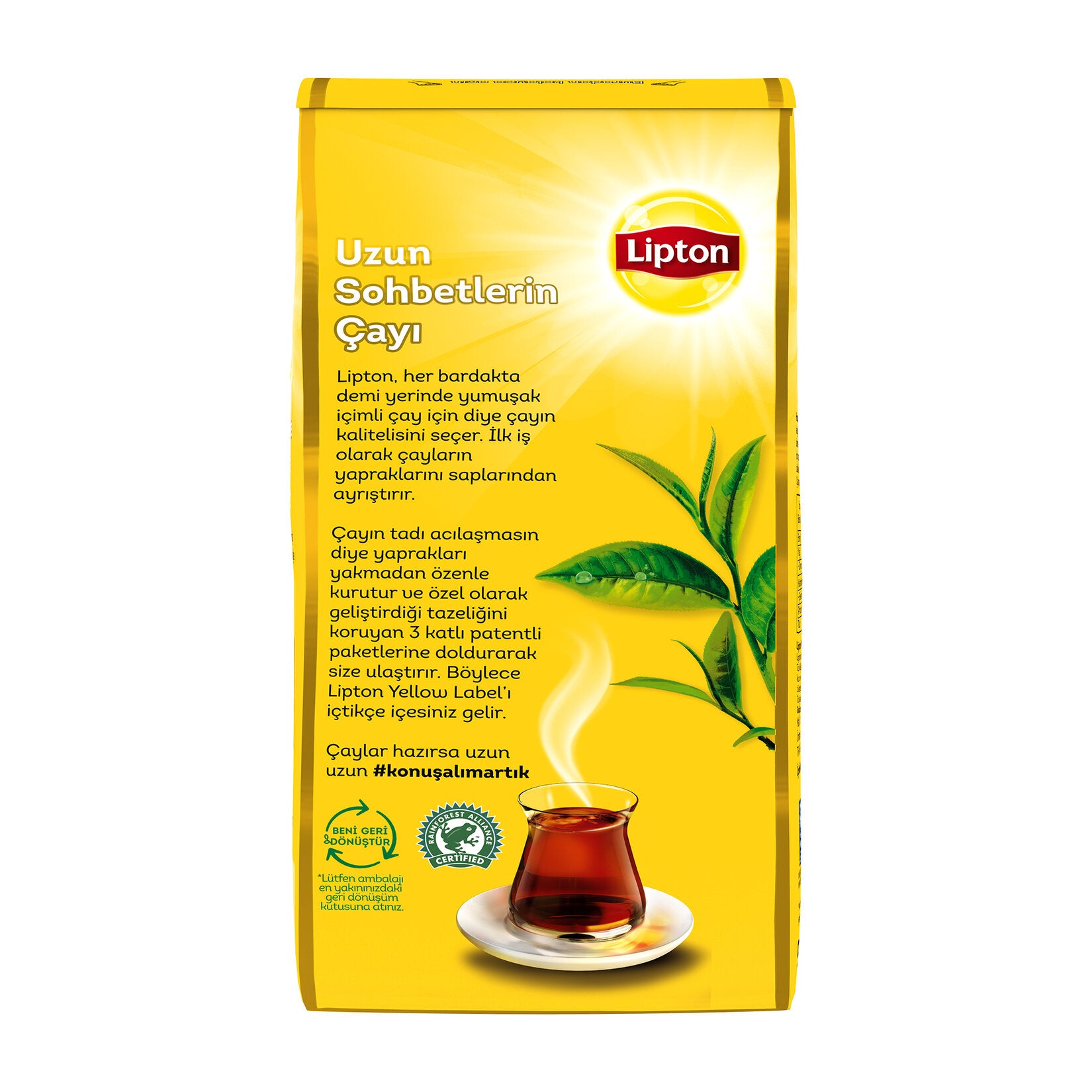 Lipton Yellow Label Siyah Çay 500 Gr