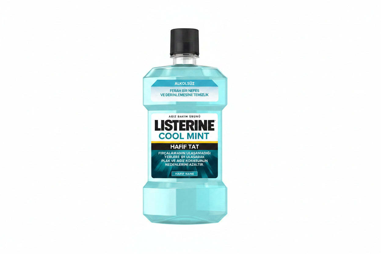 Listerine Cool Mint Hafif Tat Ağız Gargarası 250 Ml (Mavi) - Batman Sanal Market
