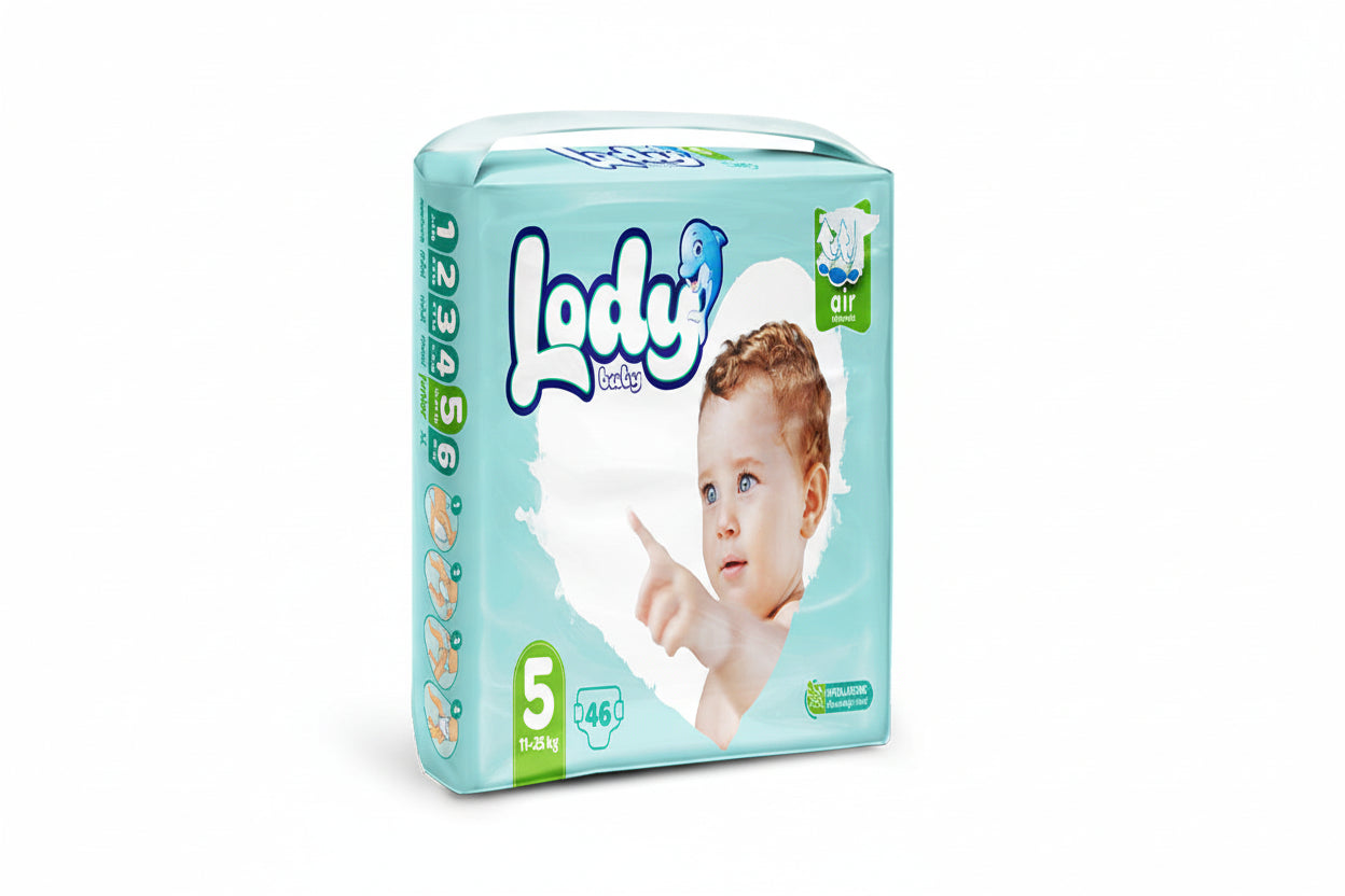 Lody Baby Bebek Bezi 5 Numara (46 Adet)