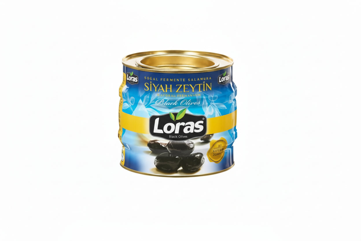 Loras Siyah Zeytin Mega 1400 Gr (261-290 Mavi)