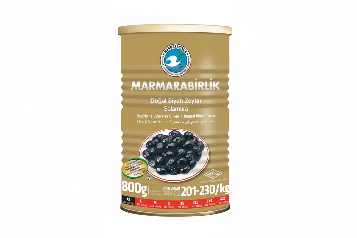 M.birlik Zeytin Salamura Mega 201-230 (xl) 800 Gr