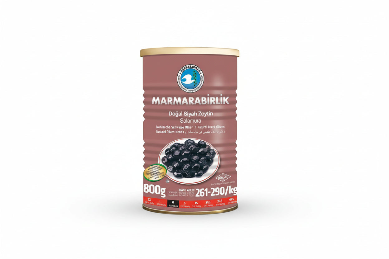 M.BİRLİK Zeytin Salamura Süper 261-290 (M) 800 GR - Batman Sanal Market