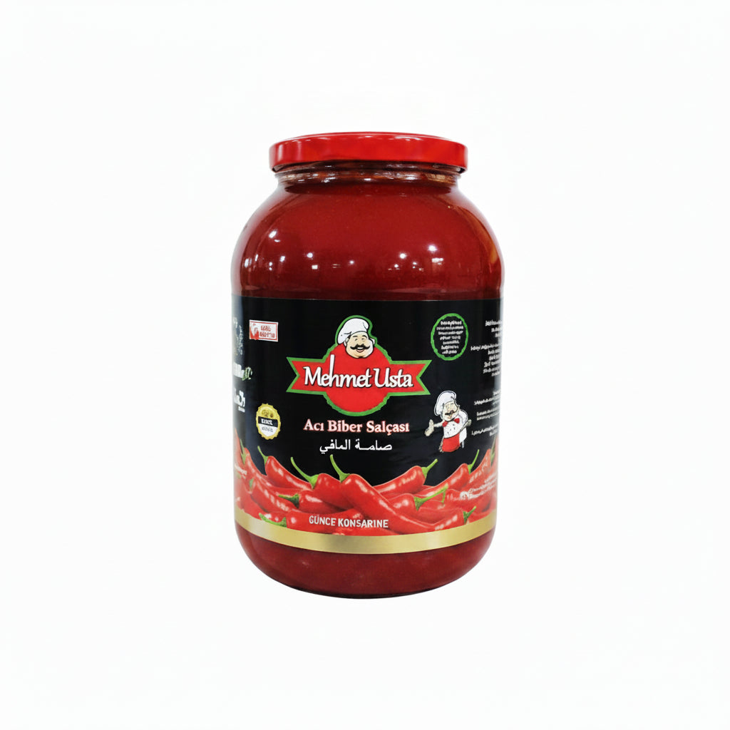 Mehmet Usta Acı Biber Salçası 1600 Gr