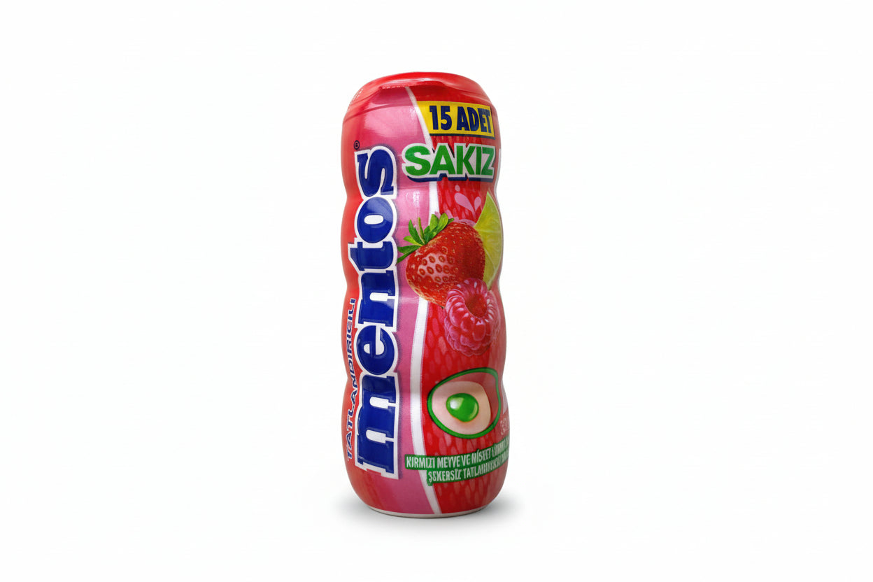 Mentos Kiraz, Meyve ve Mis Limon Aromalı Sakız 30 Gr - Batman Sanal Market