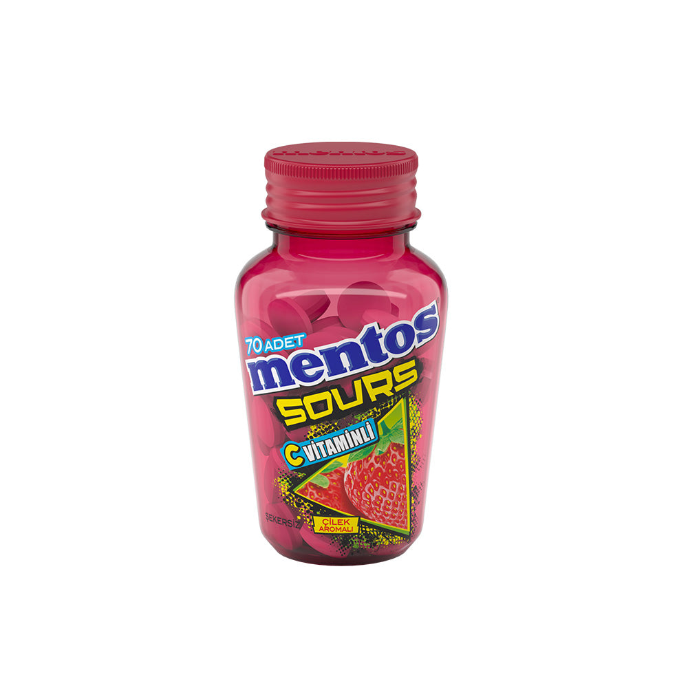 Mentos Sours Çilek 49 Gr - Batman Sanal Market