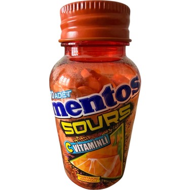 Mentos Sours Mint Şişe Portakal 49 Gr (6'lı) - Batman Sanal Market