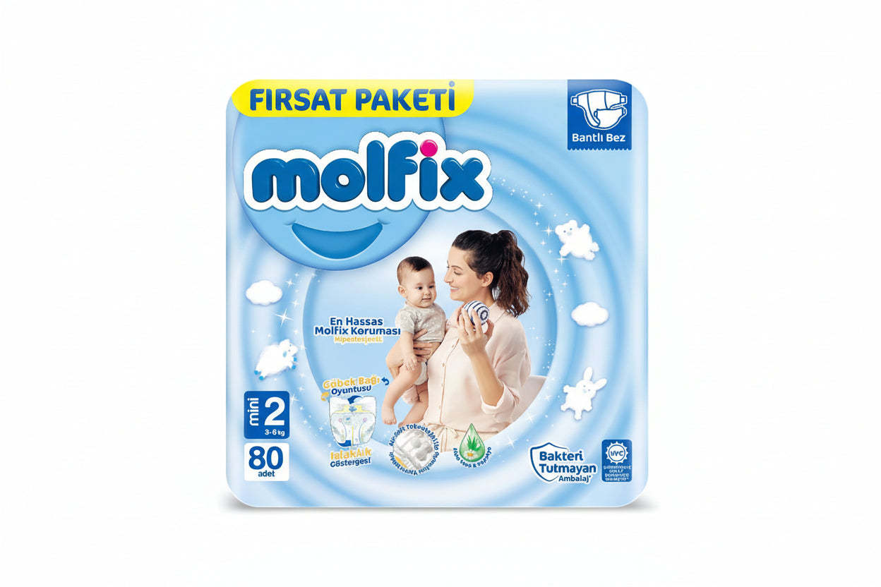 Molfix Fırsat Paketi 2 Numara (80 Adet) - Batman Sanal Market