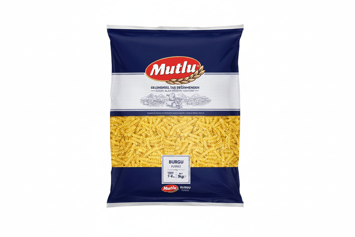 Mutlu Makarna Burgu 3 Kg