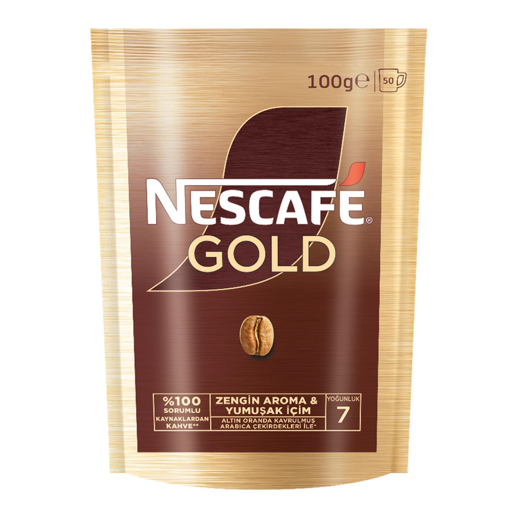 NESCAFE GOLD KAHVE POŞET 100 GR - Batman Sanal Market