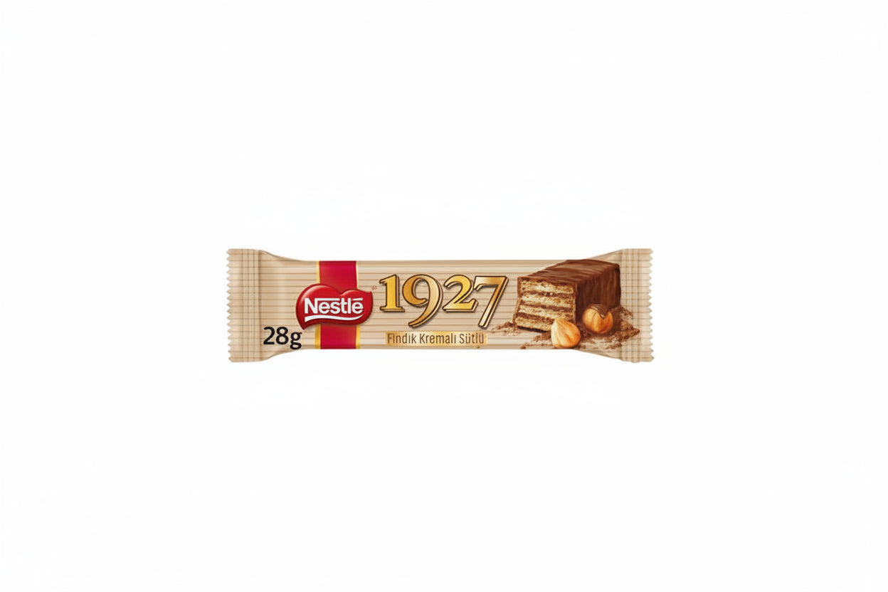 Nestle 1927 Fındık Kremalı Sütlü Gofret 28 Gr
