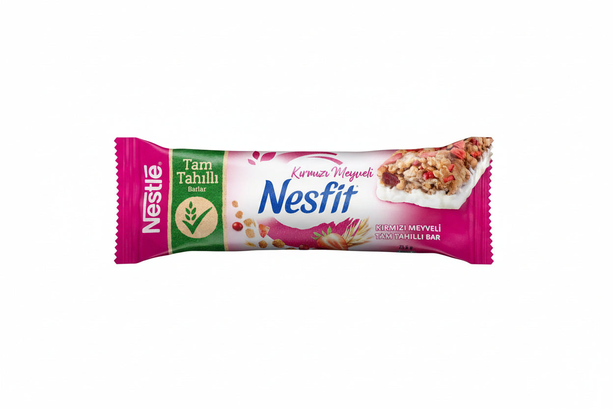 NESTLE NESFİT KIRMIZI MEYVELİ BAR 23,5 GR - Batman Sanal Market