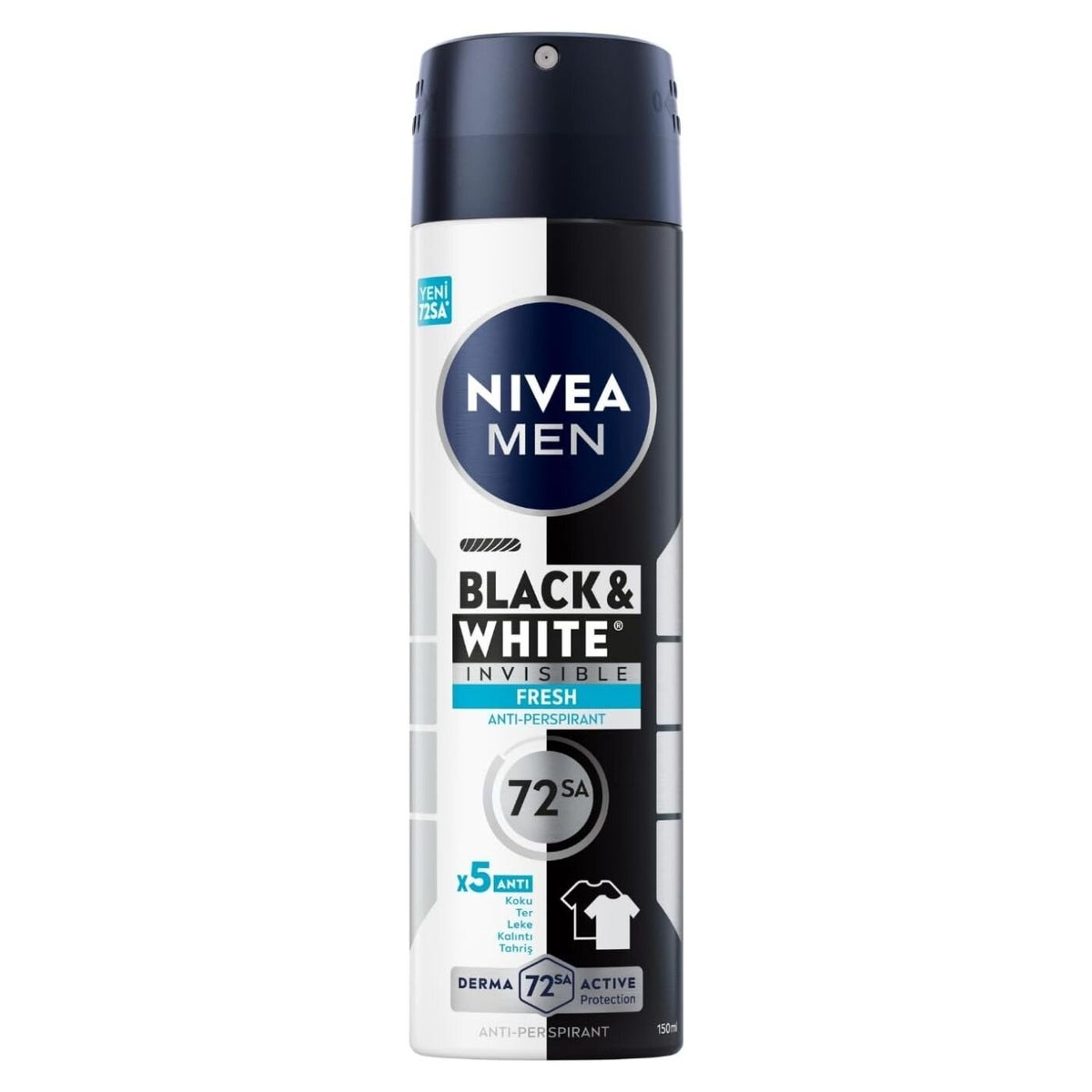 Nivea Men Deo Black White Invisible 150ml - Batman Sanal Market