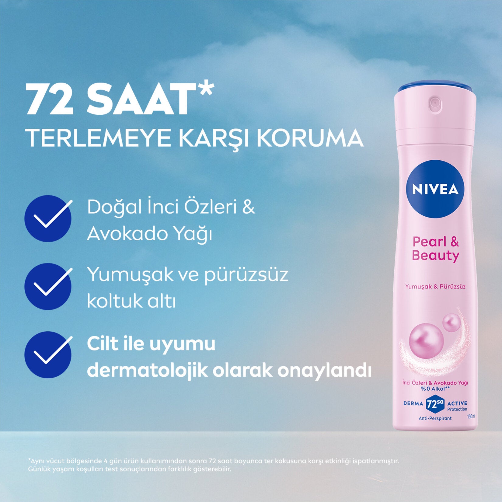NIVEA WOMEN DEO PEARLY&BEAUTY 150 ML - Batman Sanal Market
