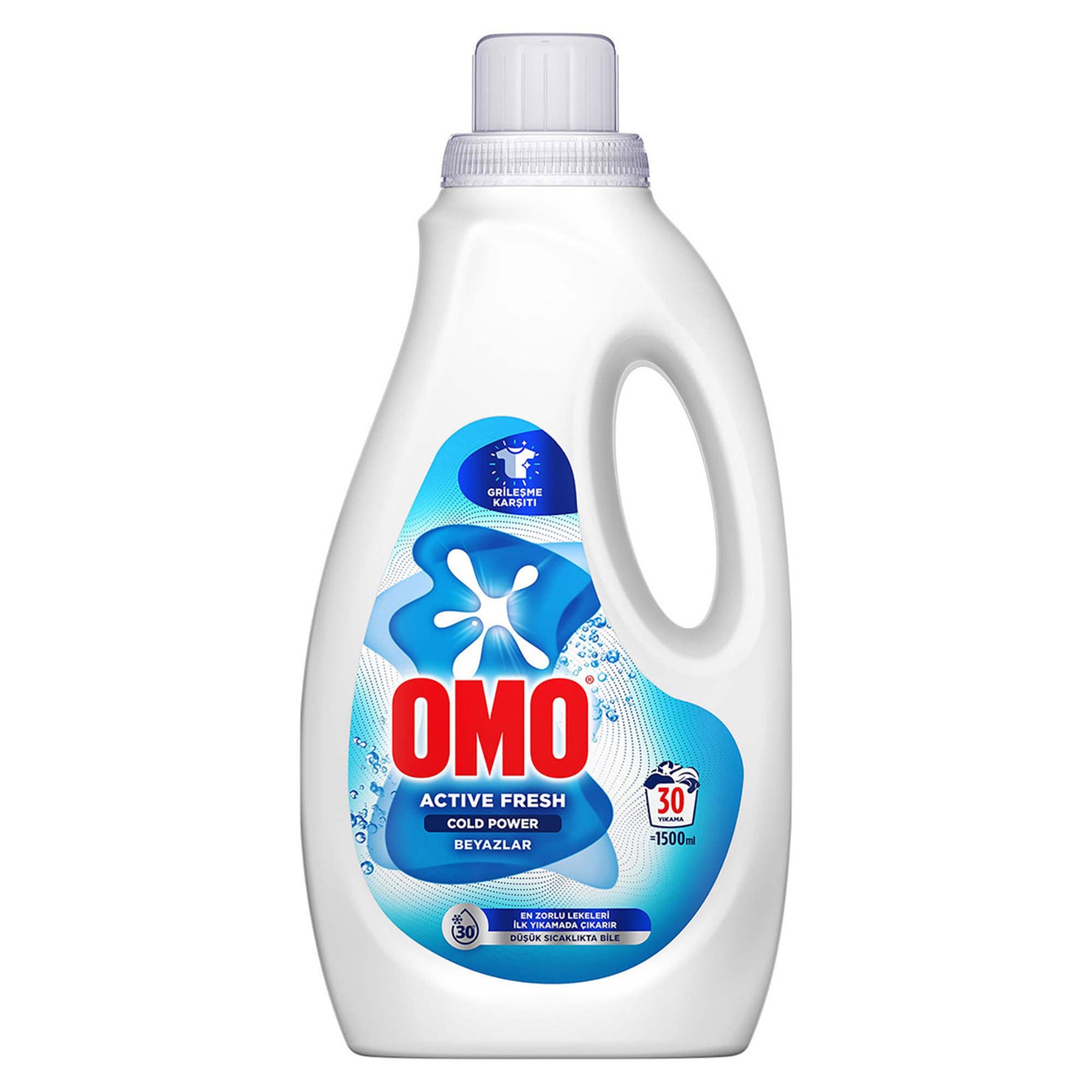 OMO Active Fresh Beyazlar Sıvı Çamaşır Deterjanı 1.5 Litre - Batman Sanal Market