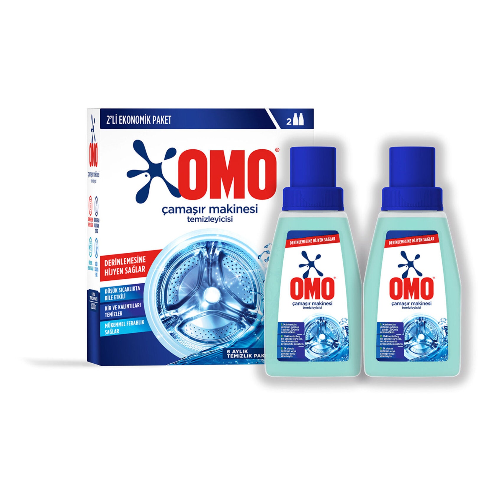 OMO Çamaşır Makinesi Temizleyicisi 2x200 ml - Batman Sanal Market