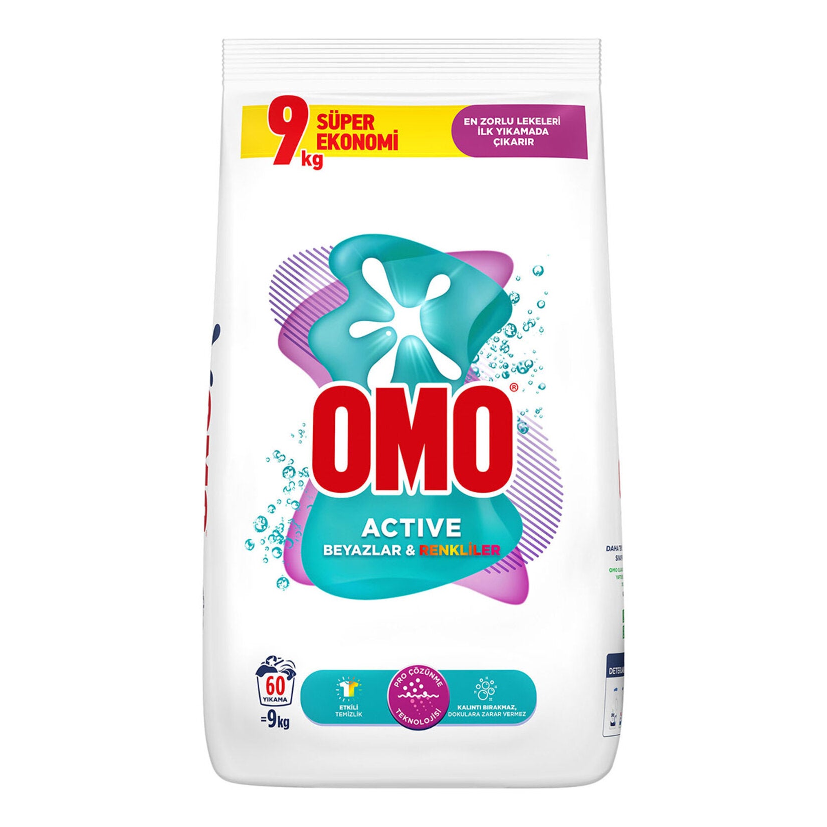 OMO Matik 9 Kg Active Beyazlar & Renkliler - Batman Sanal Market