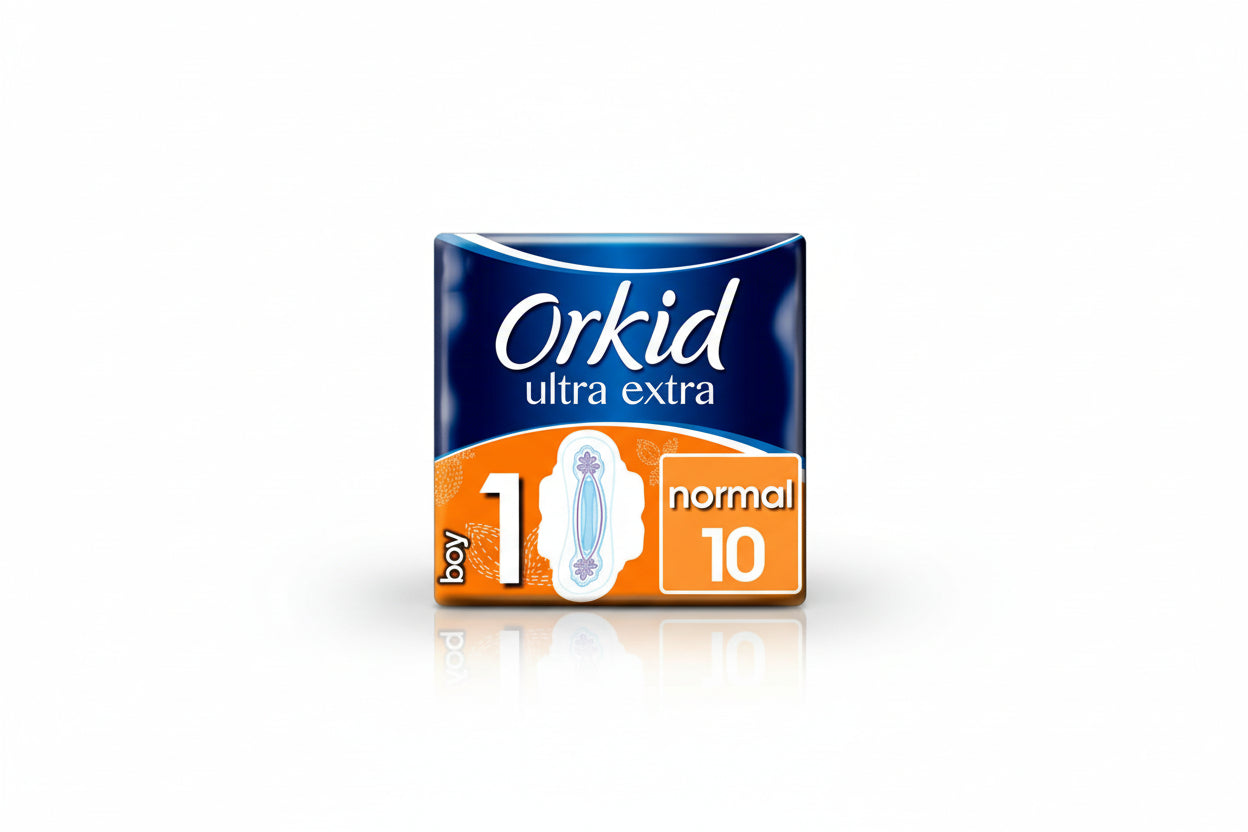 Orkid Ultra Extra Normal Hijyenik Ped (10'lu) - Batman Sanal Market
