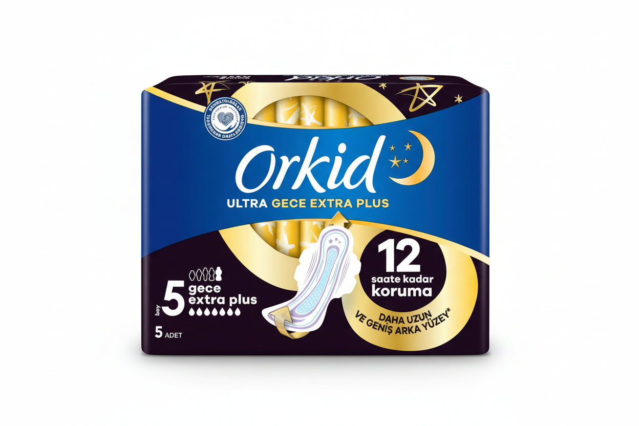 Orkid Ultra Extra Plus Gece Boy (5'li) - Batman Sanal Market