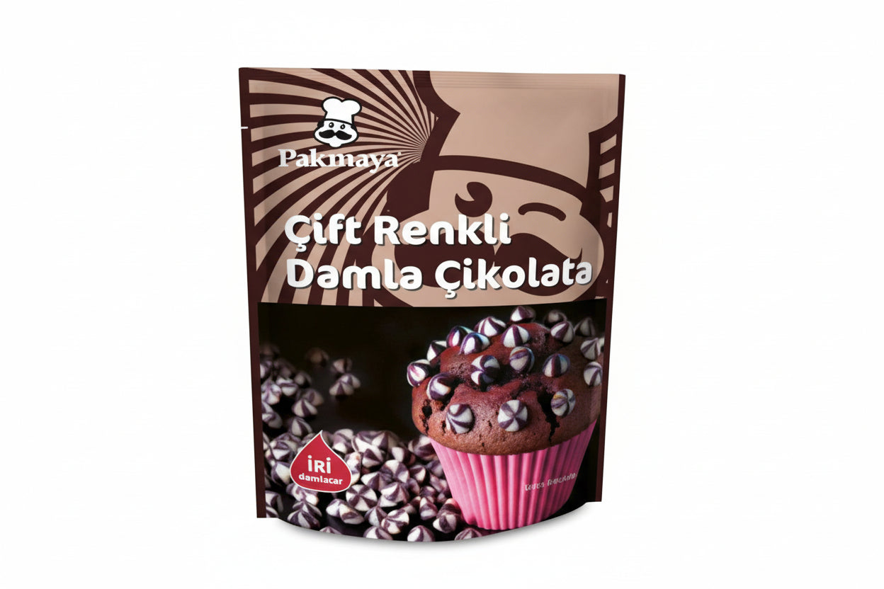 Pakmaya Damla Çikolata Çift Renkli 70 Gr - Batman Sanal Market