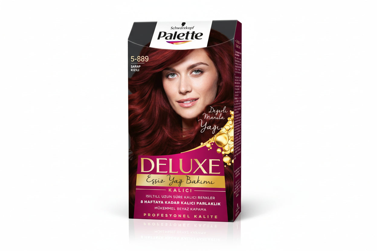 PALETTE DELUXE 5-889 ŞARAP KIZILI - Batman Sanal Market