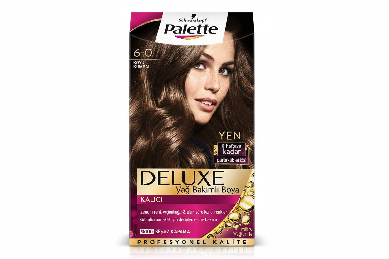 Palette Deluxe 6-0 Koyu Kumral Saç Boyası - Batman Sanal Market