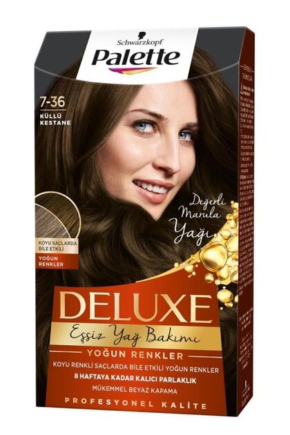 Palette Deluxe 7-36 Küllü Kestane Saç Boyası - Batman Sanal Market