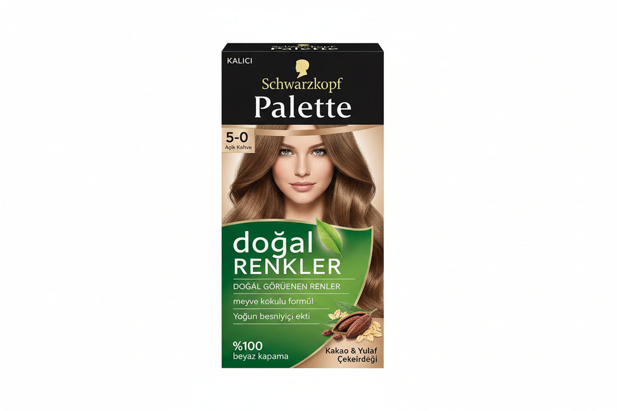 PALETTE Doğal Renkler 5-0 Açık Kahve - Batman Sanal Market
