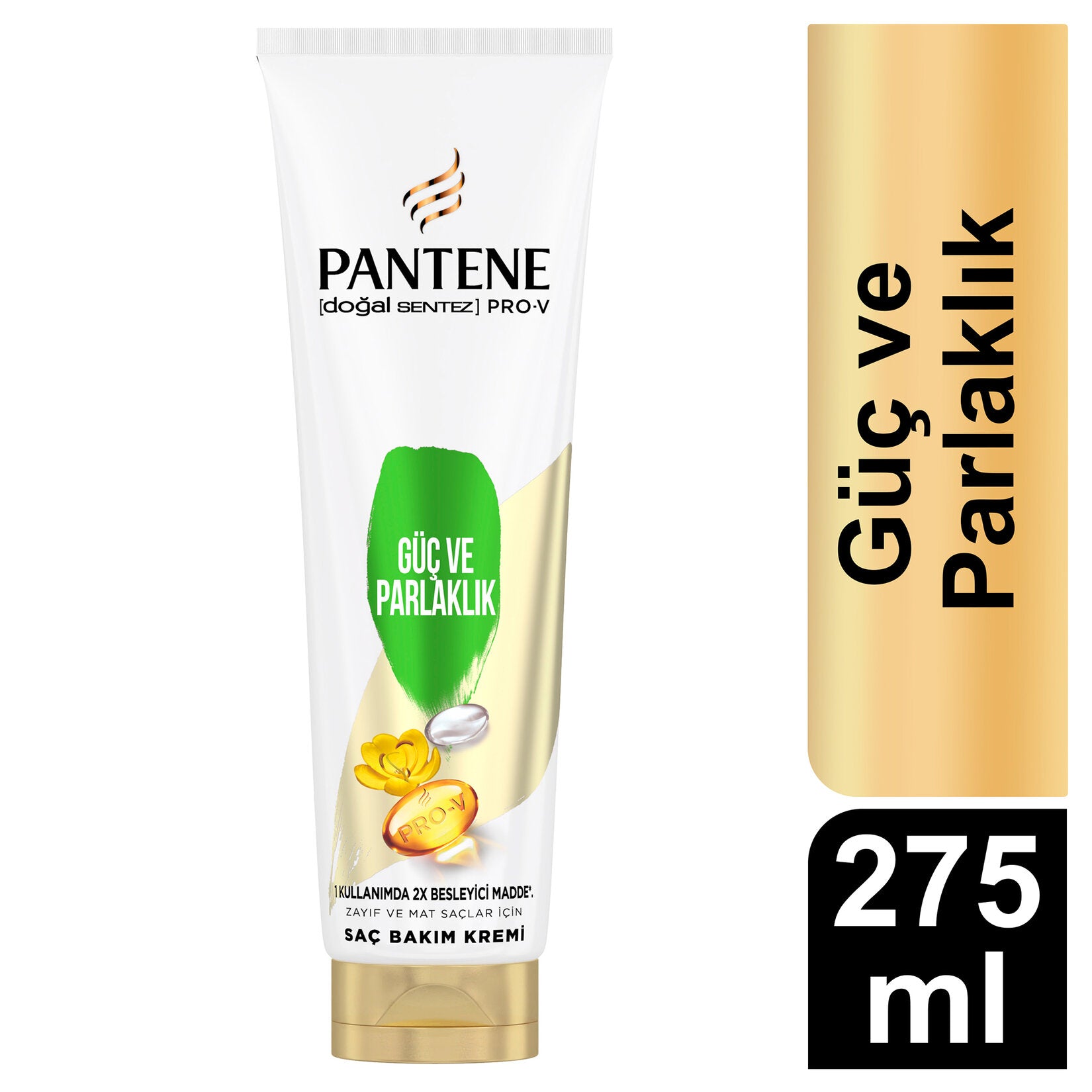 Pantene Saç Kremi Güç ve Parlaklık 275 ml - Batman Sanal Market
