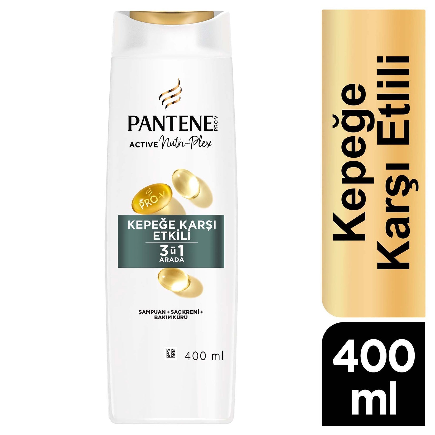 Pantene Şampuan Kepek Karşıtı 3'ü 1 Arada 400 ml - Batman Sanal Market
