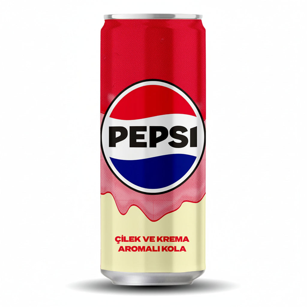 Pepsi Cola 330 Ml Çilek Ve Krema Aromalı - Batman Sanal Market