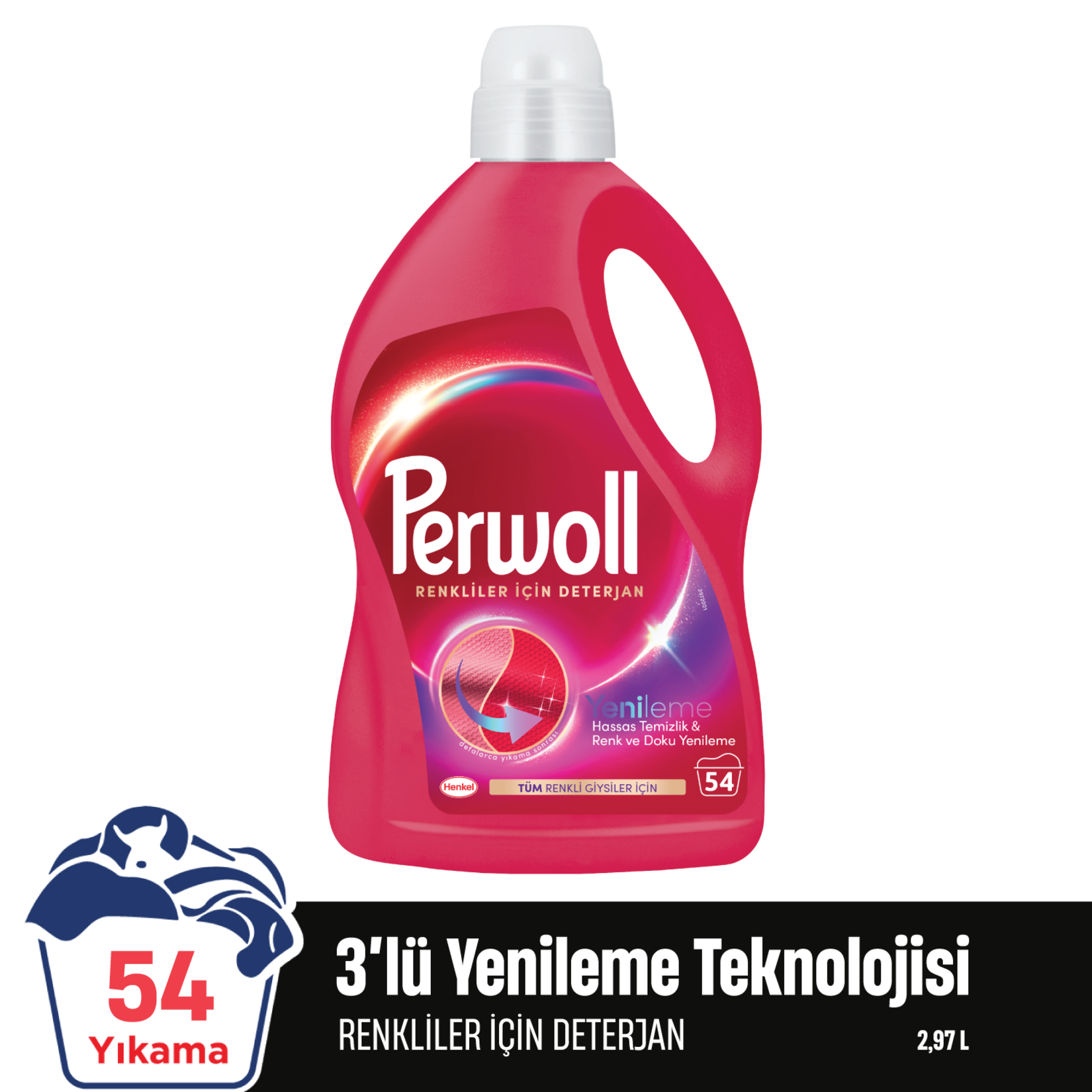 Perwoll Kırmızı Renkli Sıvı Çamaşır Deterjanı 2.97 L - Batman Sanal Market