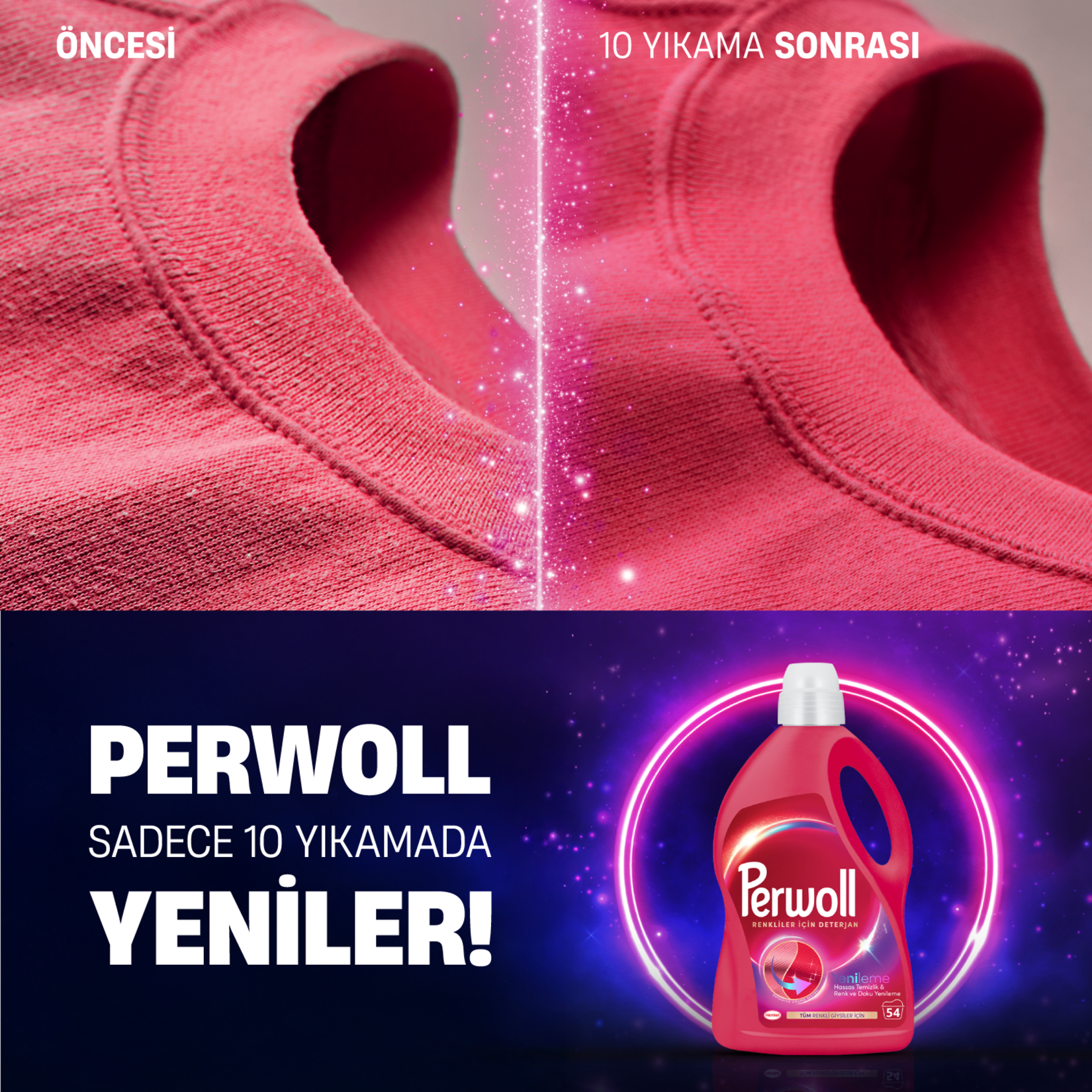 Perwoll Kırmızı Renkli Sıvı Çamaşır Deterjanı 2.97 L - Batman Sanal Market