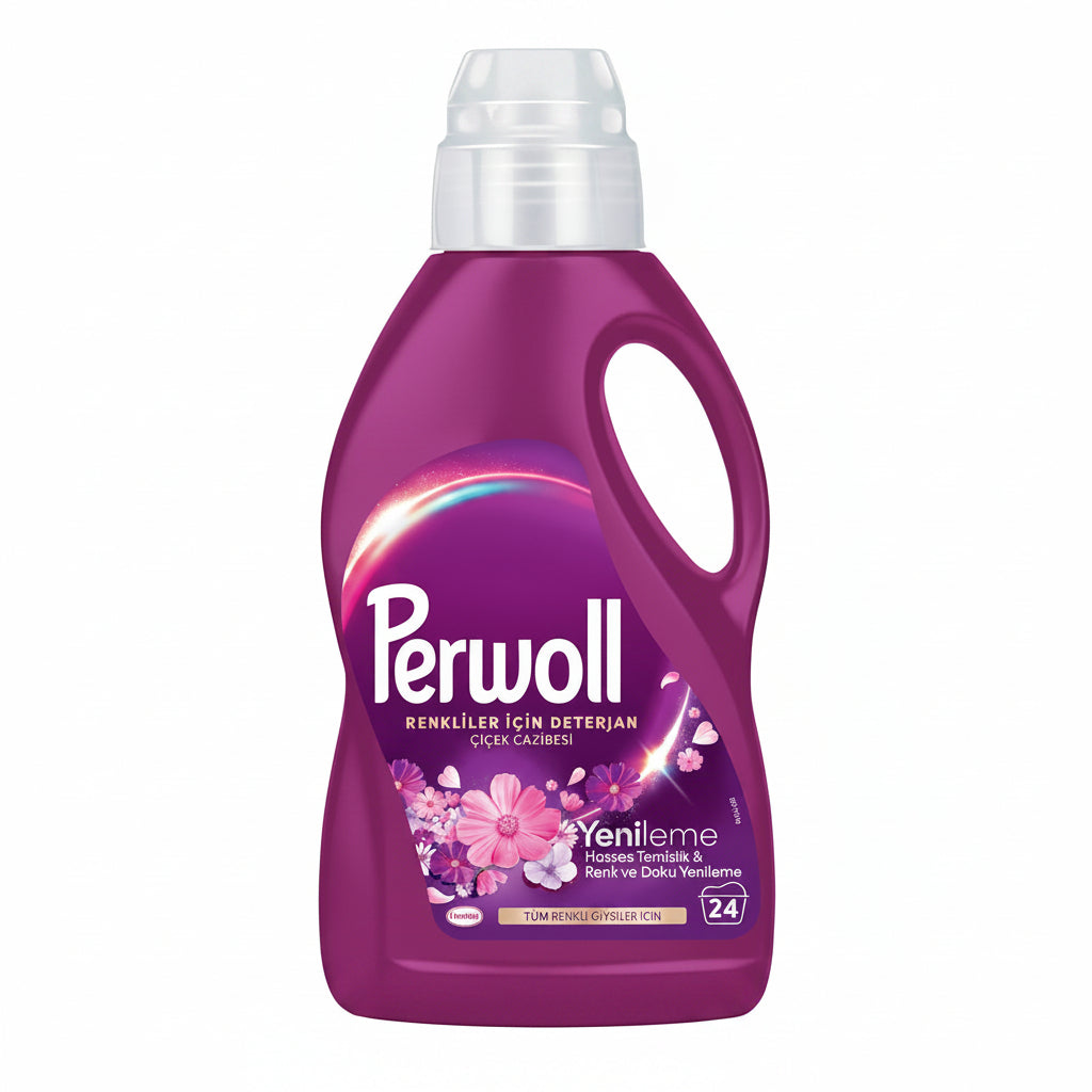Perwoll Mor Çiçek Sıvı Çamaşır Deterjanı 1 L - Batman Sanal Market