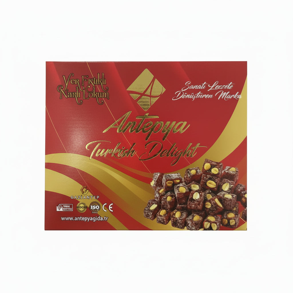 Antepya Yer Fıstıklı Narlı Lokum 1 Kg
