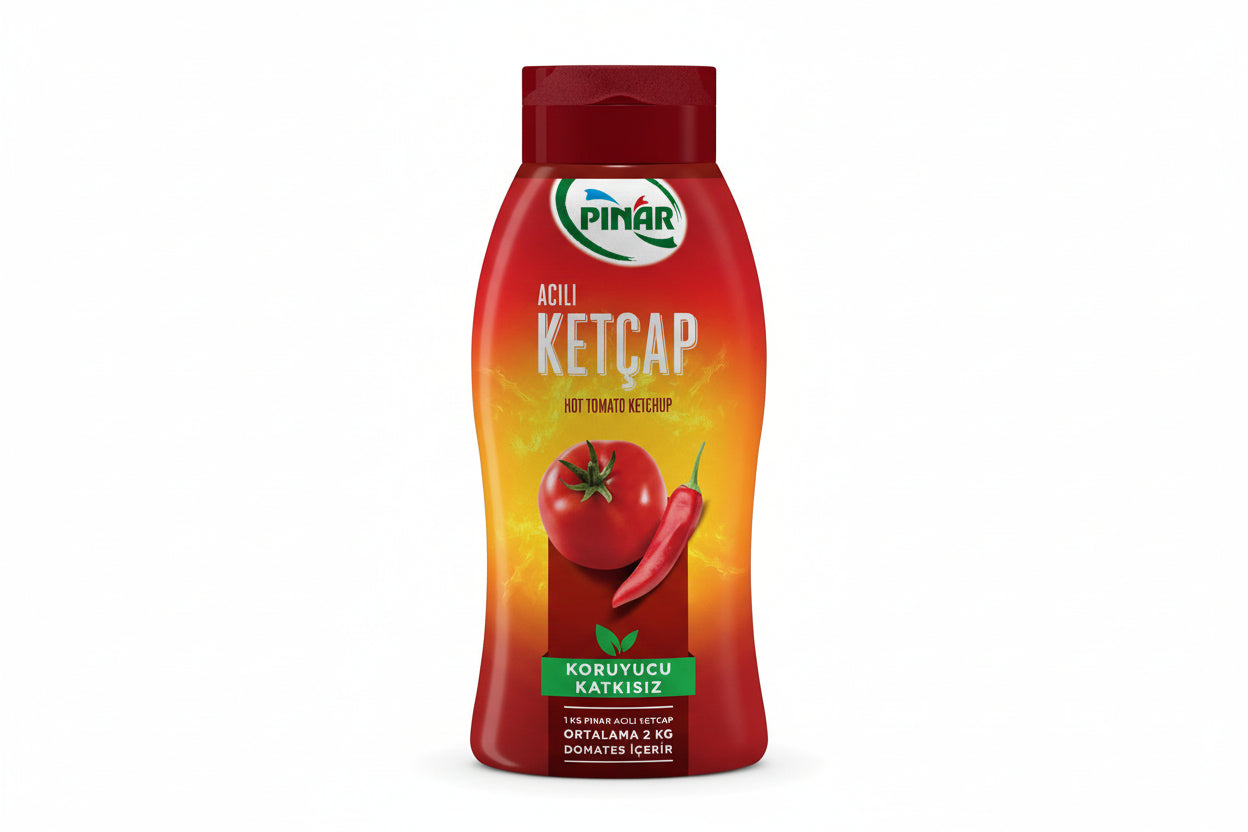 PINAR Ketçap Acılı 600GR - Batman Sanal Market