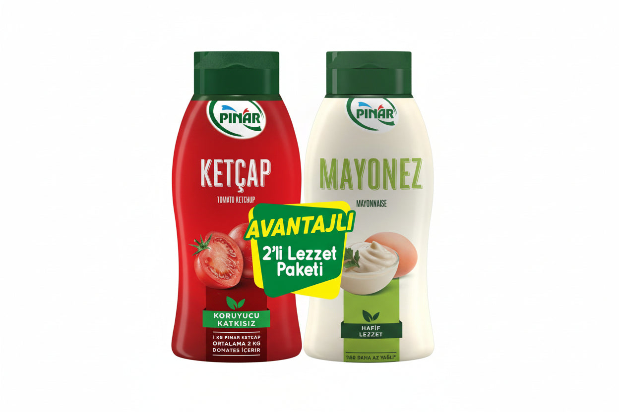 PINAR Ketçap Mayonez İkili Avantaj Paketi - Batman Sanal Market