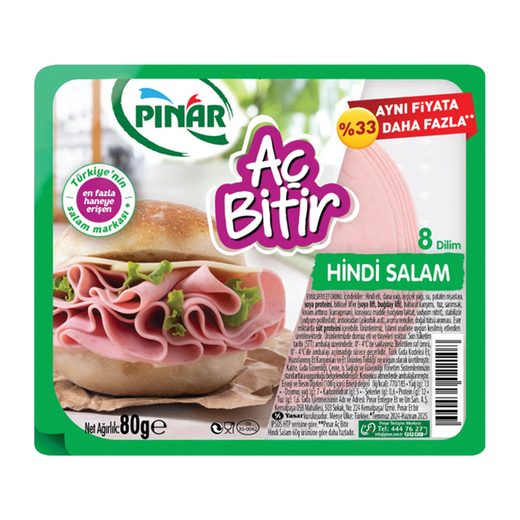 Pınar Salam Aç Bitir 80 Gr - Batman Sanal Market
