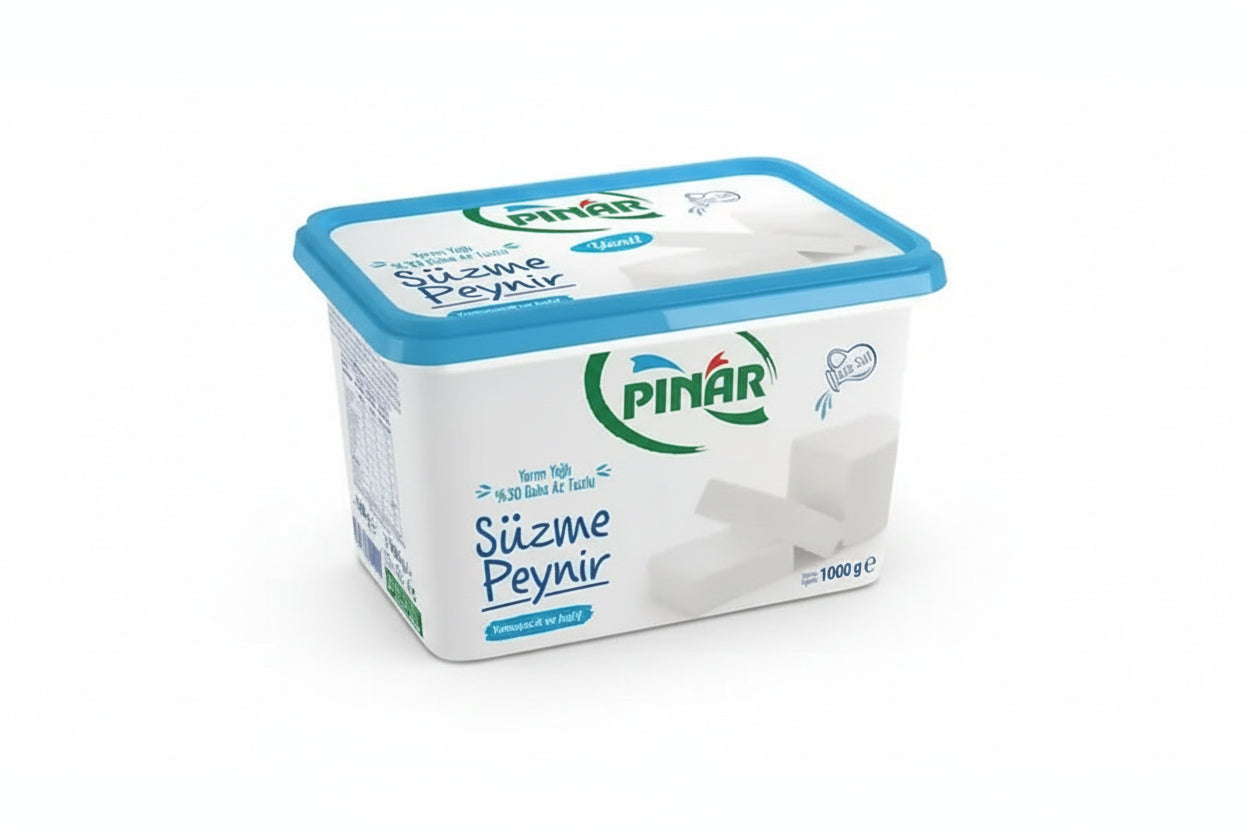 Pınar Yarım Yağlı Süzme Peynir 1000 Gr