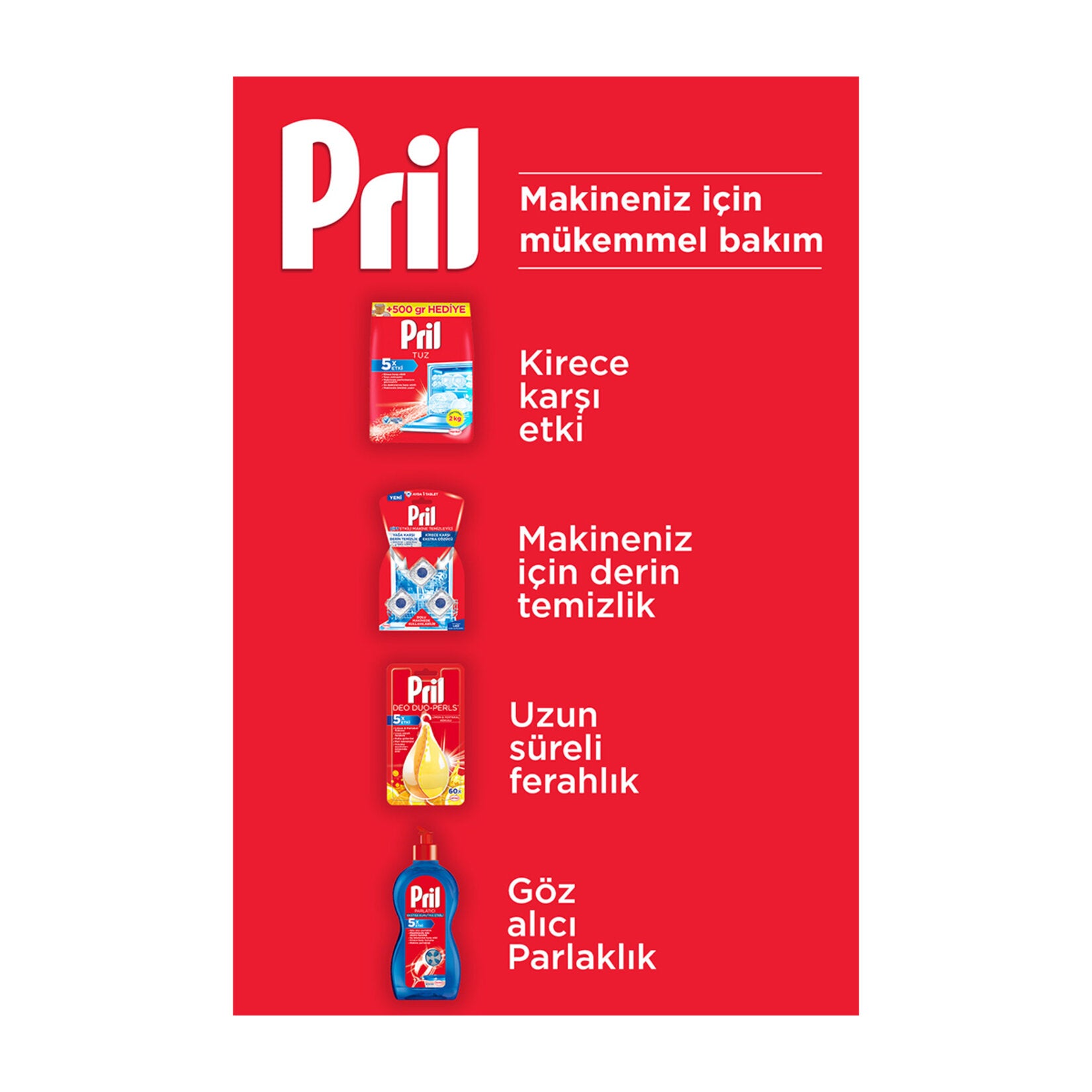 Pril Bulaşık Makinesi Temizleyicisi 250 ml - Batman Sanal Market