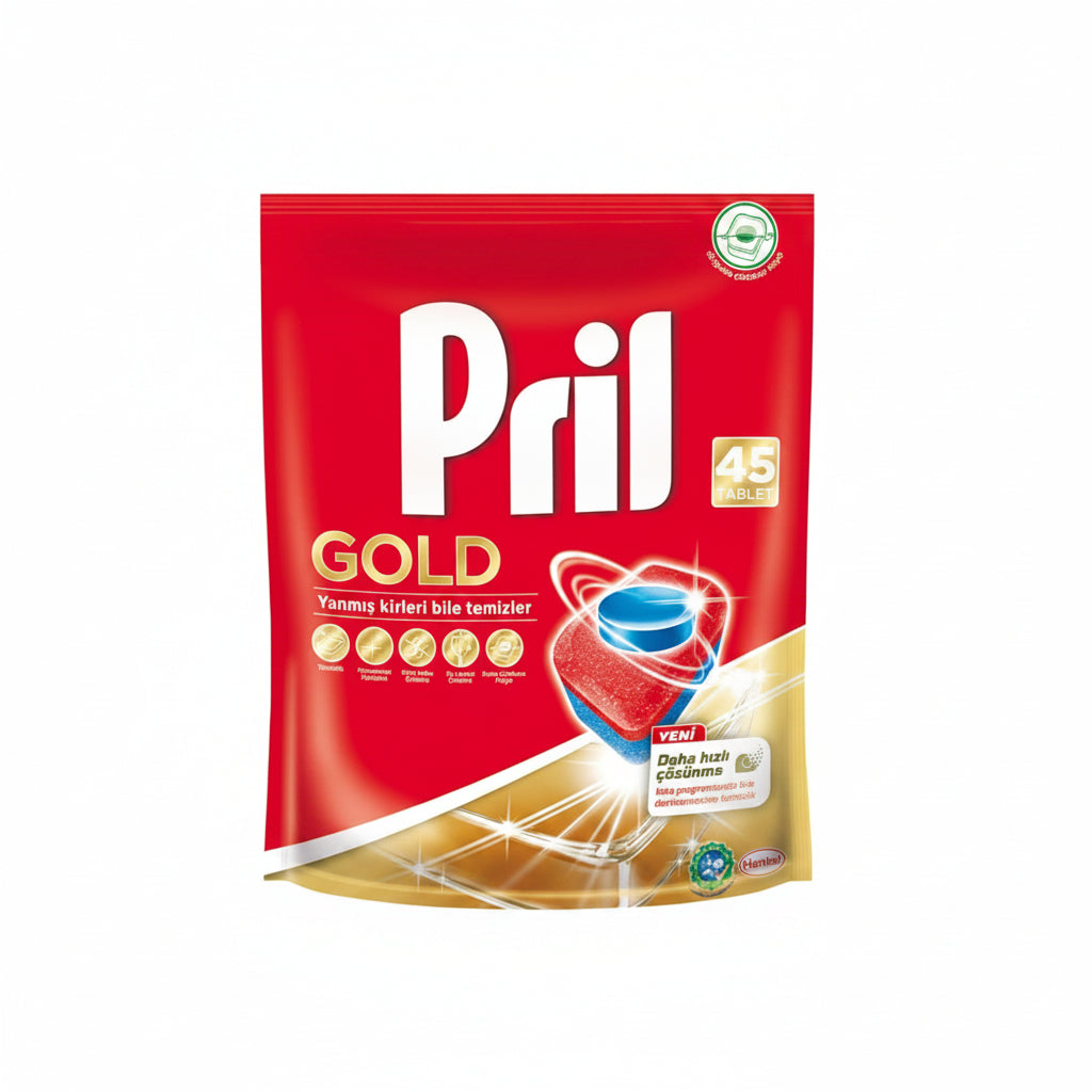 Pril Tablet Gold 45'li Bulaşık Makinesi Tableti - Batman Sanal Market