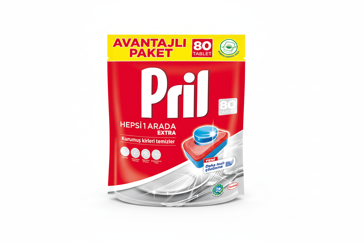 Pril Tablet Hepsi 1 Arada (80)