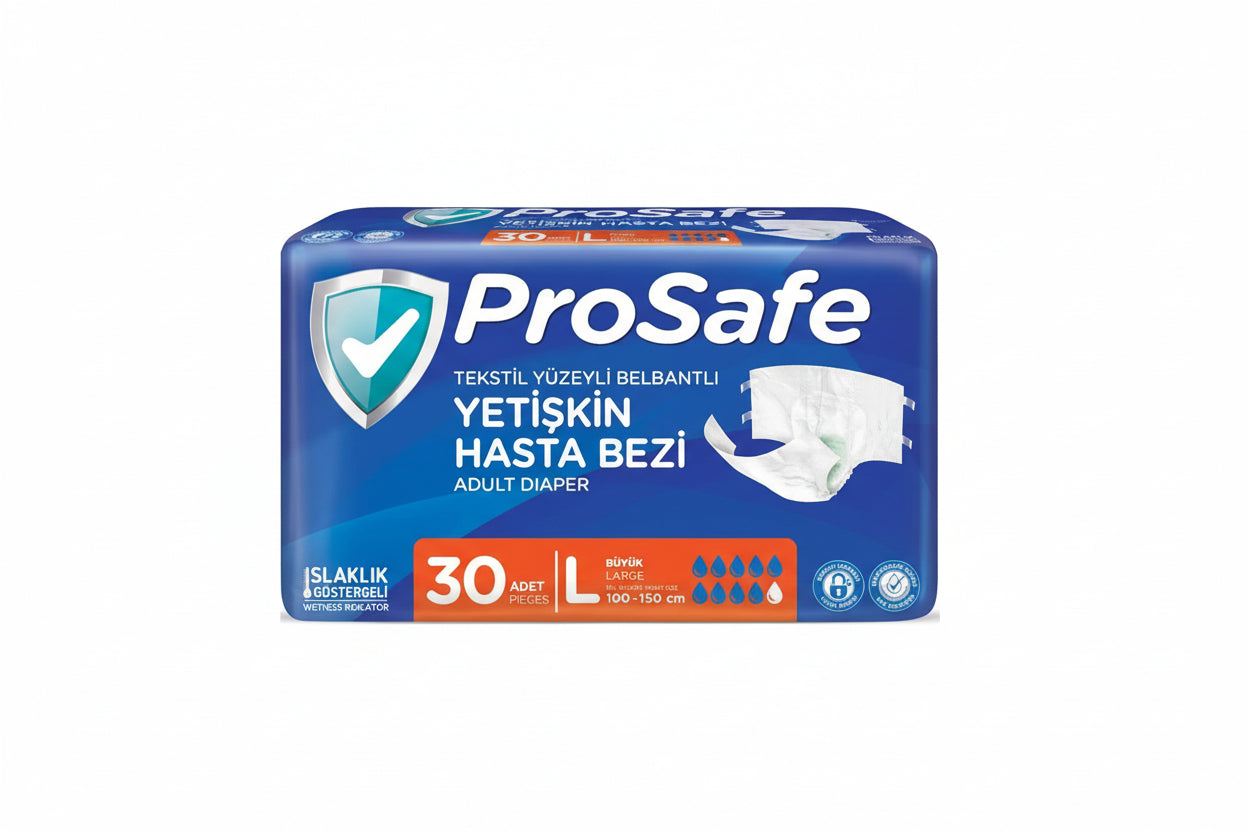 PROSAFE Hasta Bezi Belbantlı Tekstil-L Yeşil (30) - Batman Sanal Market