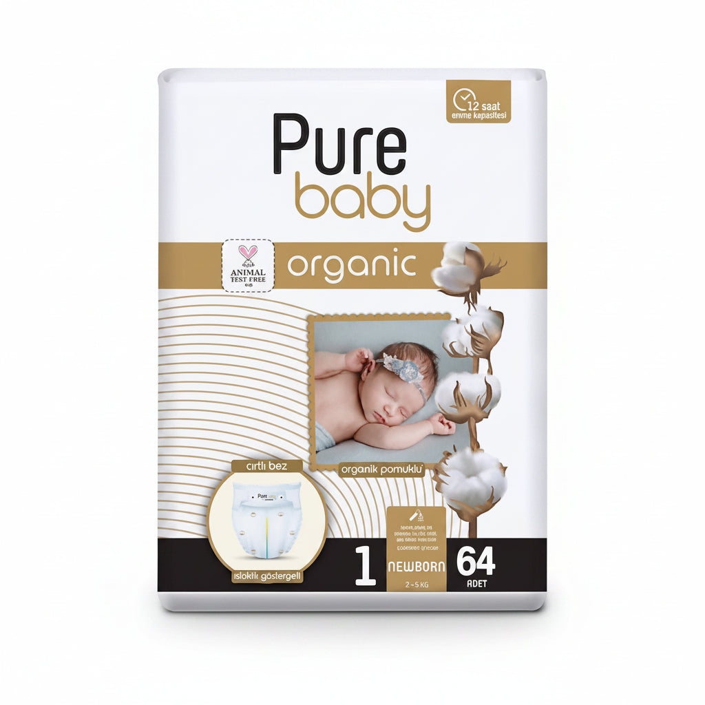 Pure Baby Fırsat Paketi 2'li Newborn No:1 64'lü - Batman Sanal Market