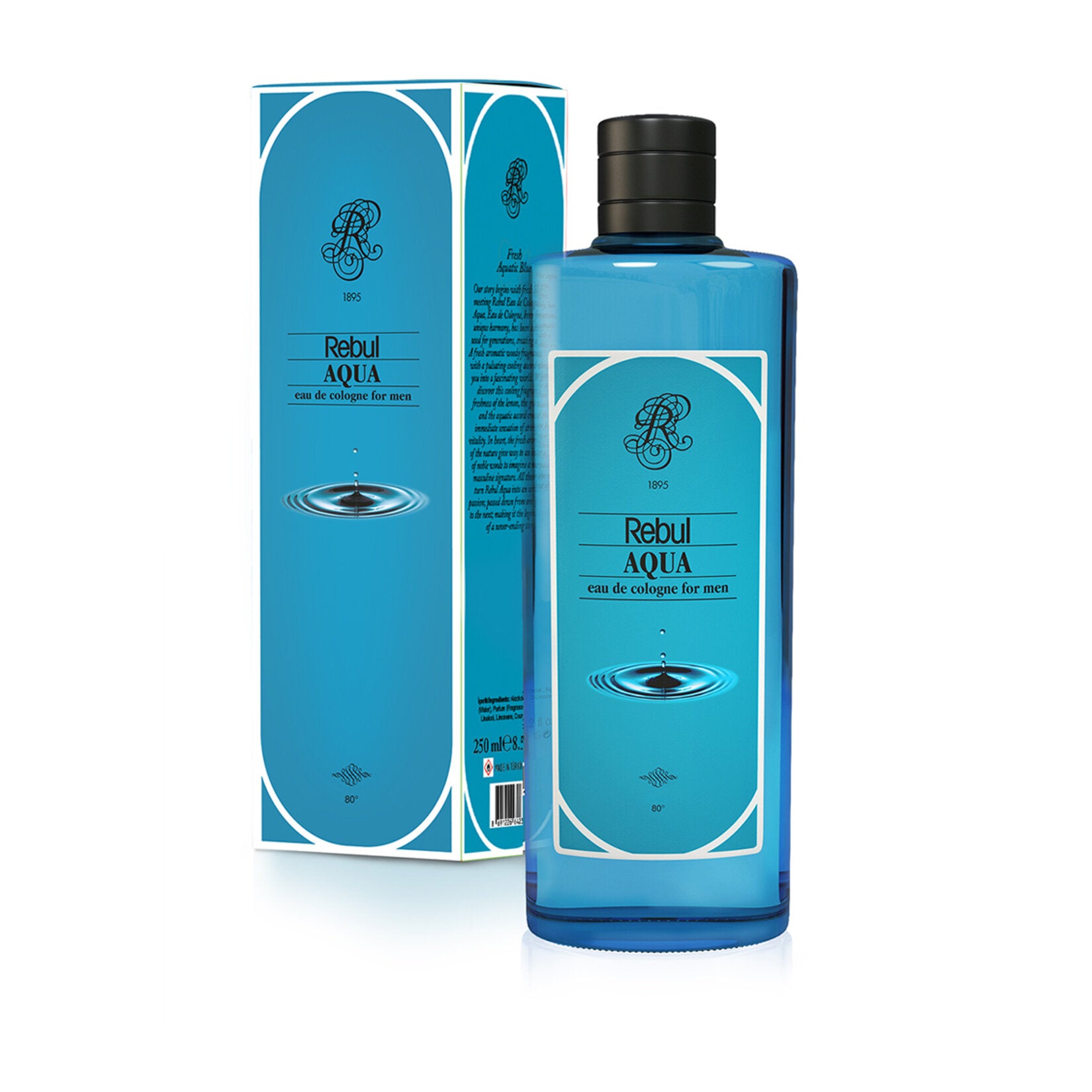 REBUL Kolonya 250 ml Aqua (Mavi) - Batman Sanal Market