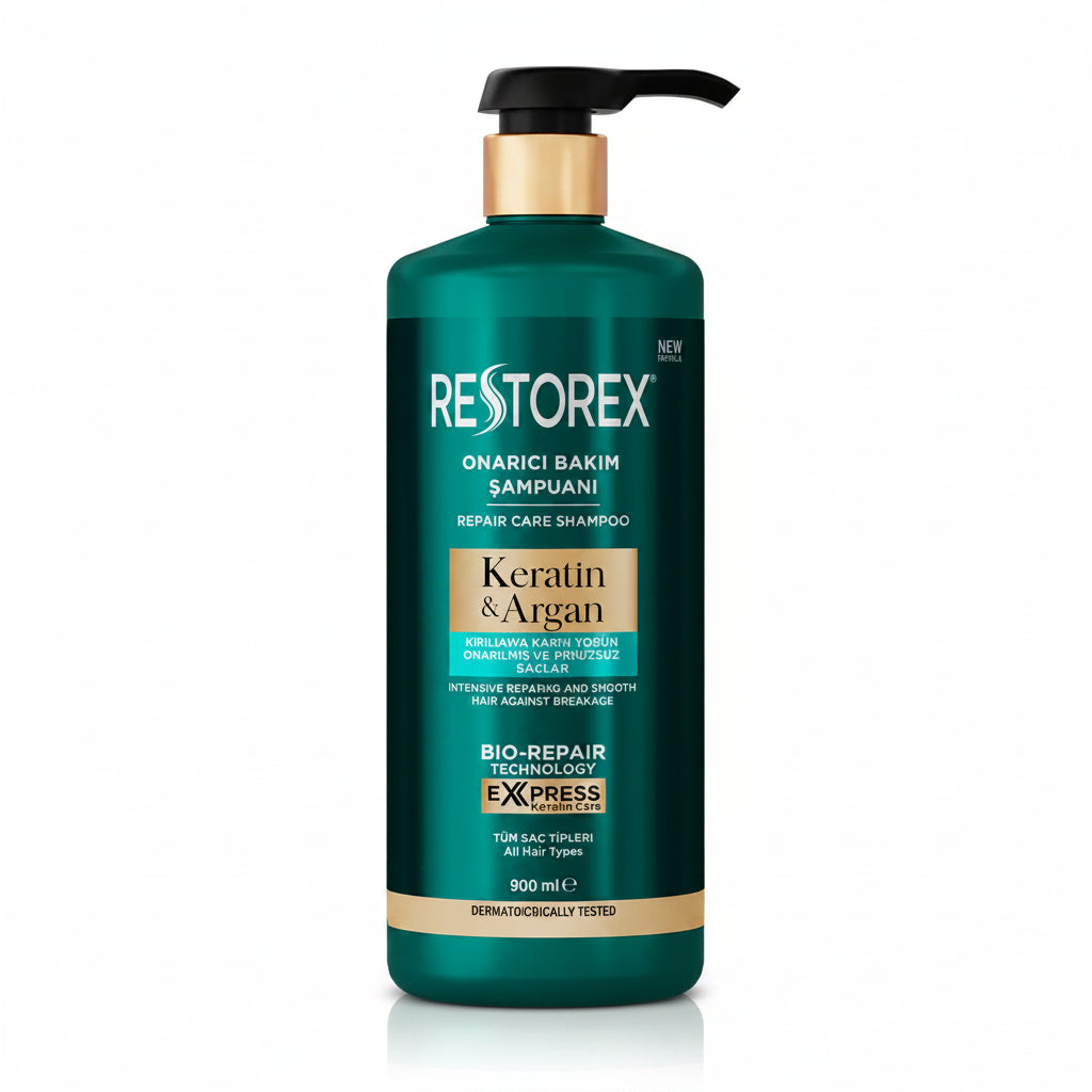 Resstorex Şampuan Keratin & Argan 900 Ml - Batman Sanal Market